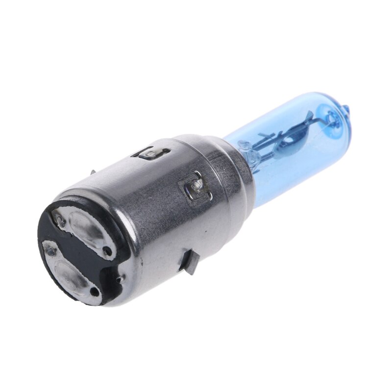Phare de moto avec ampoule halogène au xénon, lumière blanche, DC 12V 35W BA20D E7CA