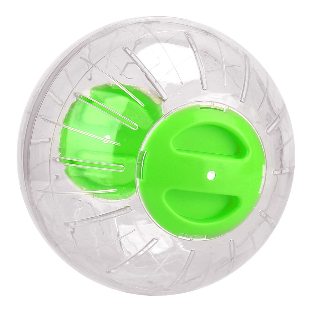 Outdoor Sport Ball Plastic Pet Rodent Mice Jogging Ball Hamster Gerbil Rat Exercise Portable Hamster Running Balls: Green