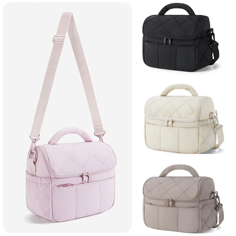 Neue Nylon-Lunchtasche, wiederverwendbar, auslaufsicher, isolierte Tasche, multifunktionale isolierte Lunchbox, Damen-Einkaufstasche