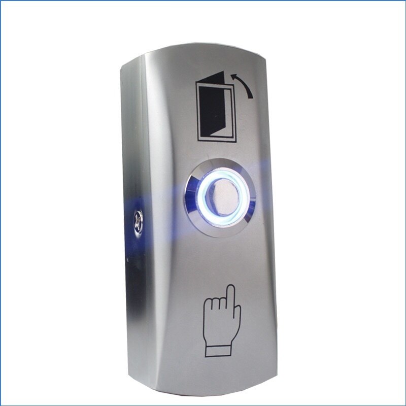 NO COM LED light Exit Button Exit Switch For Door Access Control System Door Push Exit Door Release Button Switch