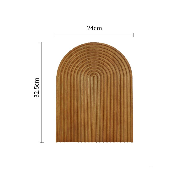 Water Ripple wooden forest dessert table display stand set wedding set cake stand afternoon tea snack tray: NO3