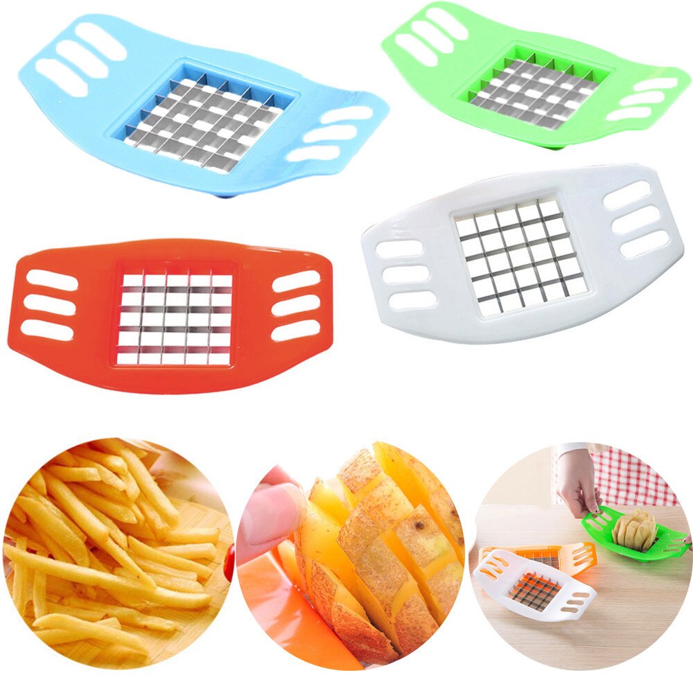 Vegetable Potato Slicer Cutter French Fry Cutter Chopper Chips Making Tool Potato Cutting Kitchen Gadgets fruit cutters CE2071/o