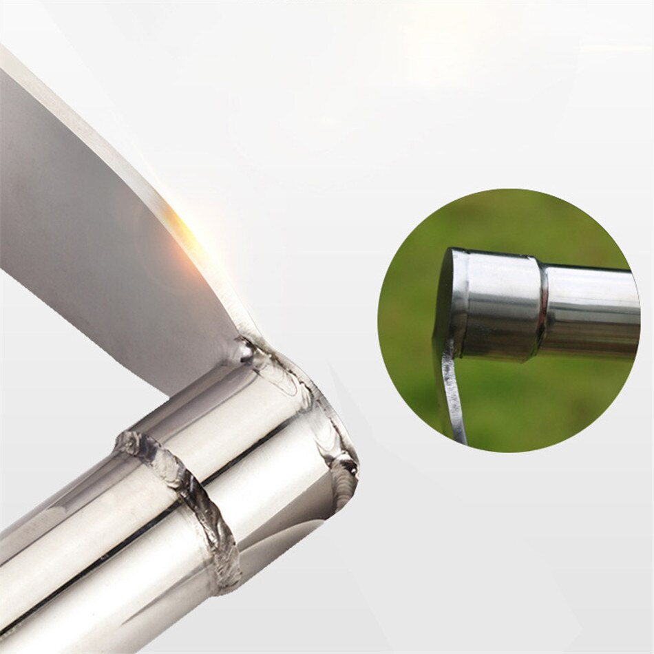 1pc stainless steel / wood long handle short handle weeding hoe long handle short handle gardening tool weeding scarification