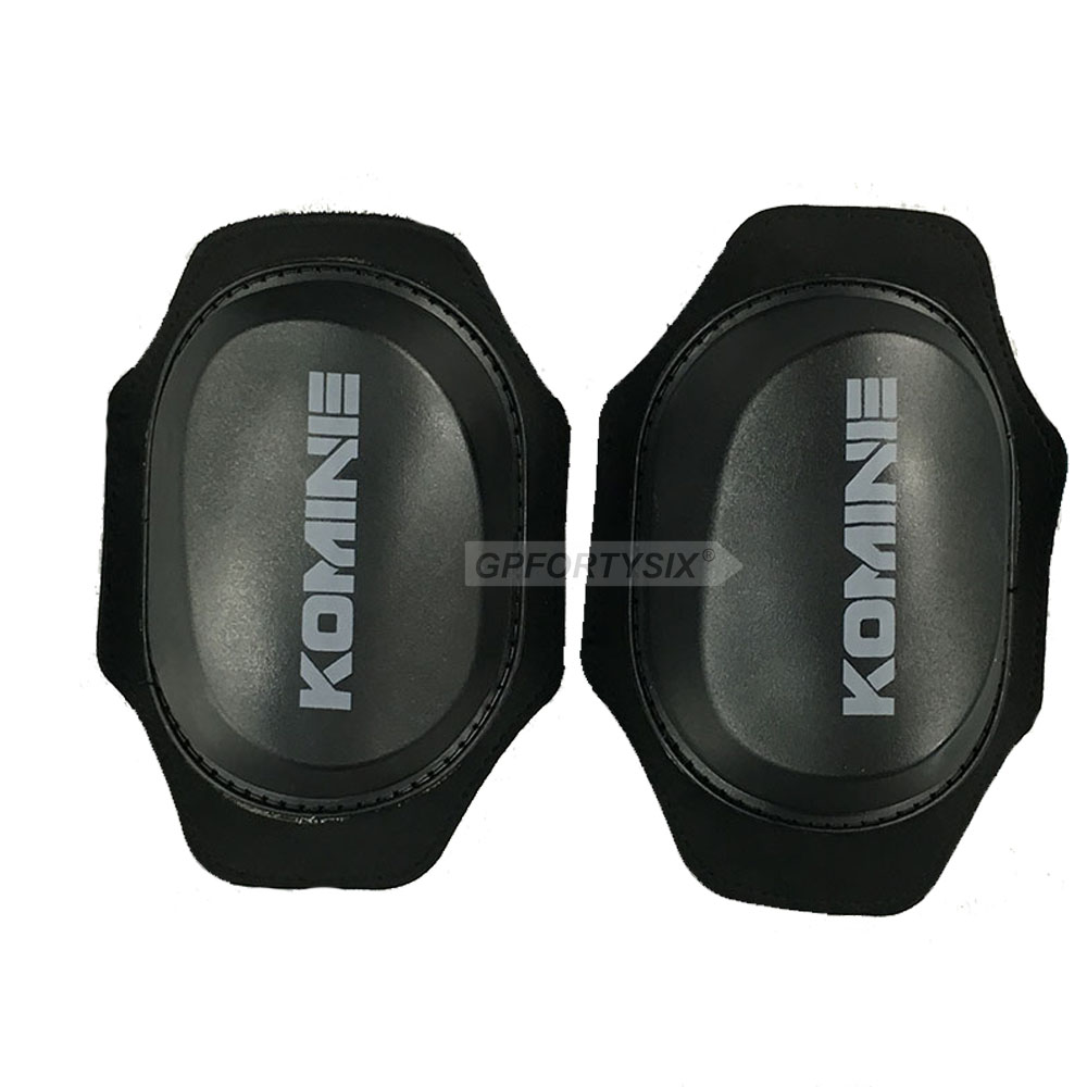 Protege-genou Moto Komine SK-652 - Glissière Anti-Chute - Équipement Moto Track Knight: Vert armée