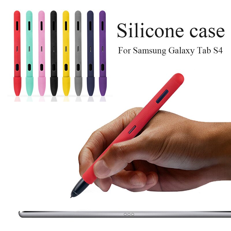 Snoep Kleur Zachte Pen Gevallen Stofdicht Tip Cover Voor Samsung Galaxy Tab S4 Stylus Pen Case