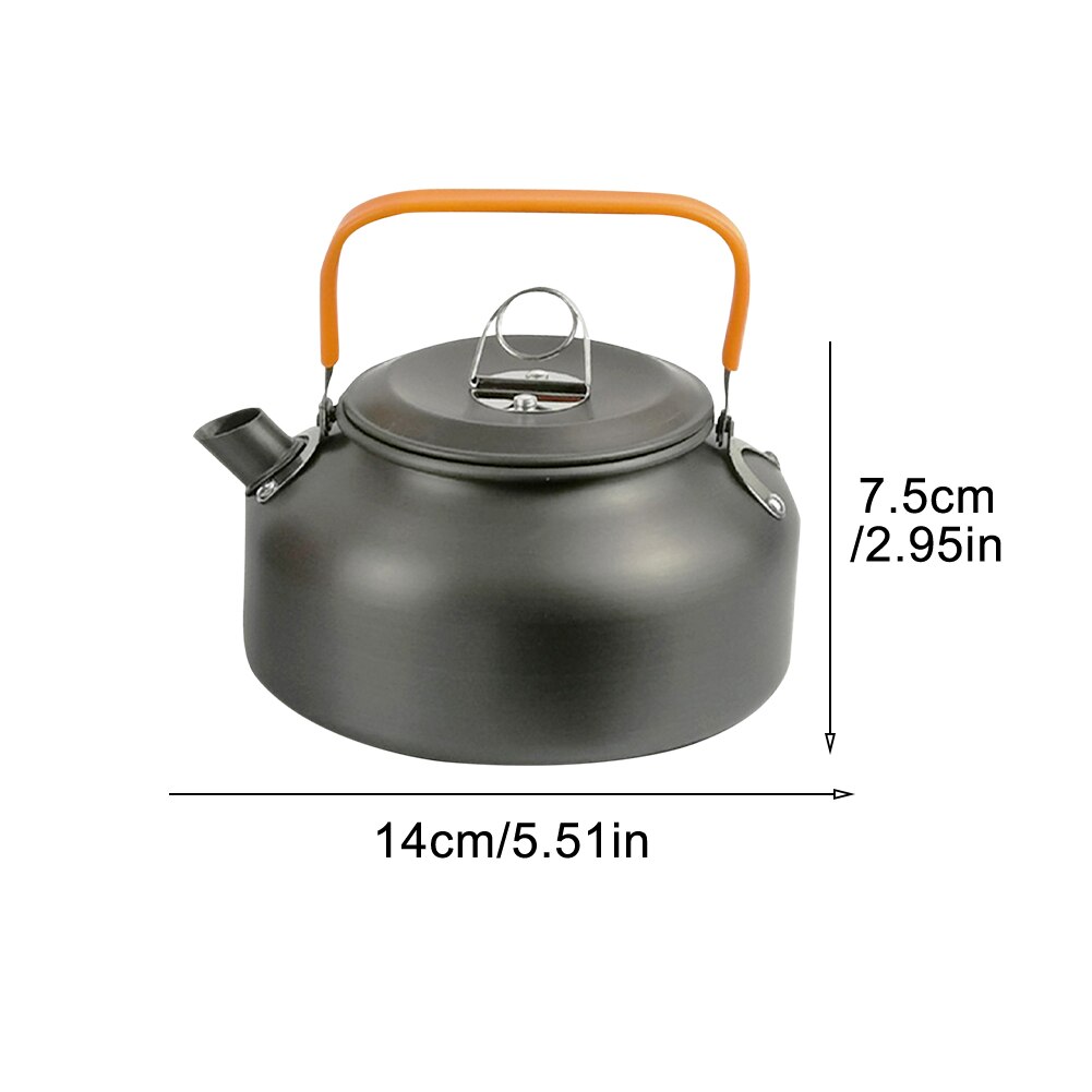 Tragbare Angeln Gittergewebe Tasche Werkzeug Praktische Wandern Aluminium Legierung Teekanne Küche Picknick Ich bin Freien Kaffee Mit Griff Camping Wasserkocher