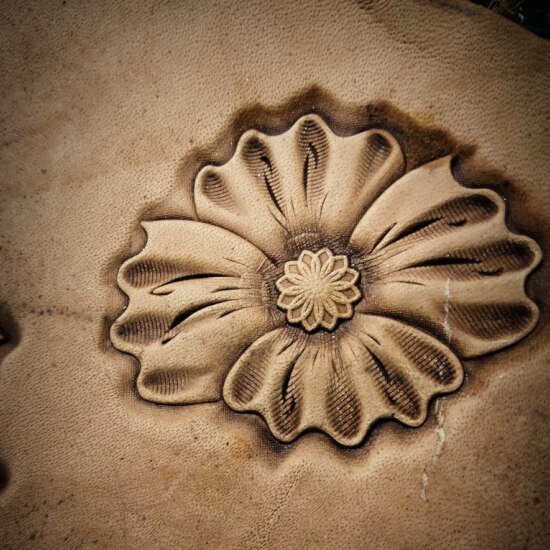 Carving embossing Pressing Die Small Flower mould for leather Leather craft template stamping metal mould: C