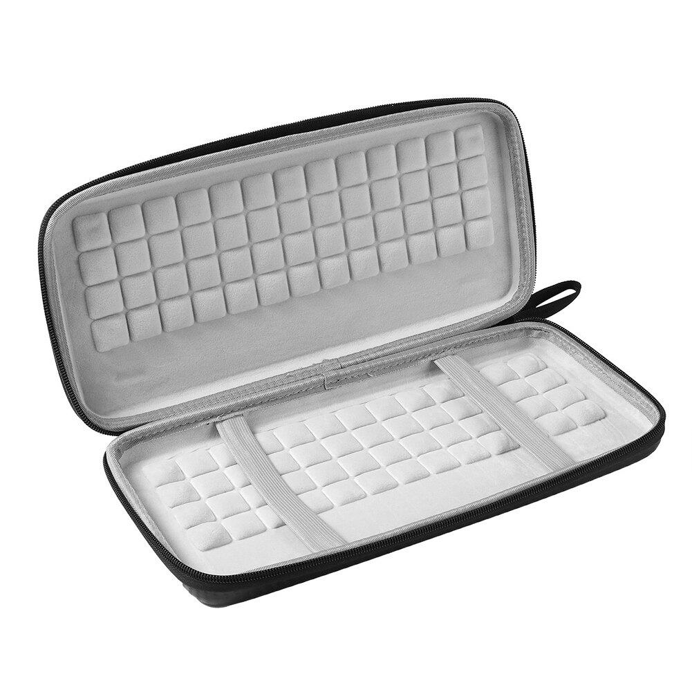 Hard Keyboard Storage Carrying Case Waterproof EVA Protective Pouch Case for Logitech POP Keyboard Premium Wireless Keyboard: Grey