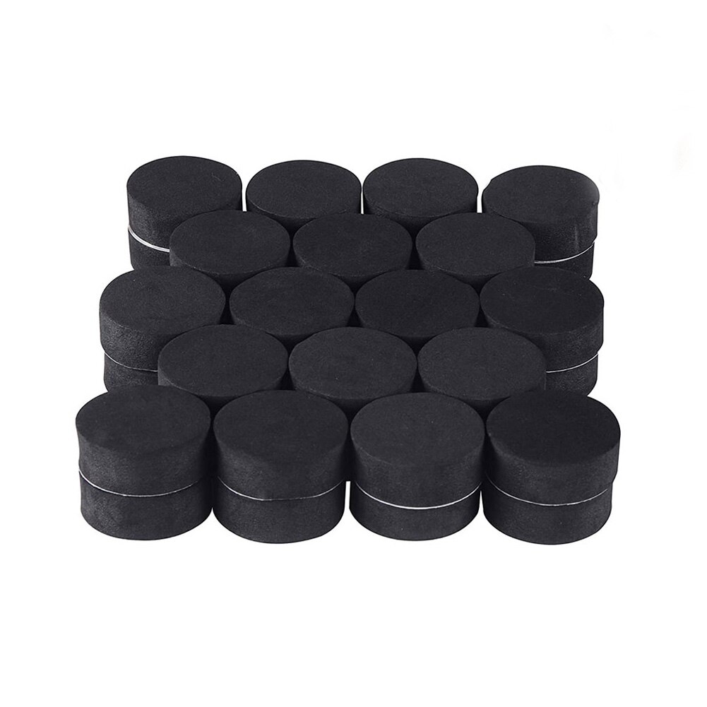 24Pcs Natural Rubber Flower Pot Mat Invisible Plant Pots Risers Pad Flower Pot Feet Black