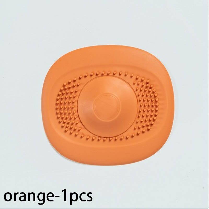 Couvercle anti-odeur pour drain de sol, type presse, filtre de drainage d'évier, filtre de sol de baignoire, bouchon d'étanchéité pour canalisation anti-odeur de salle de bains: Rouge