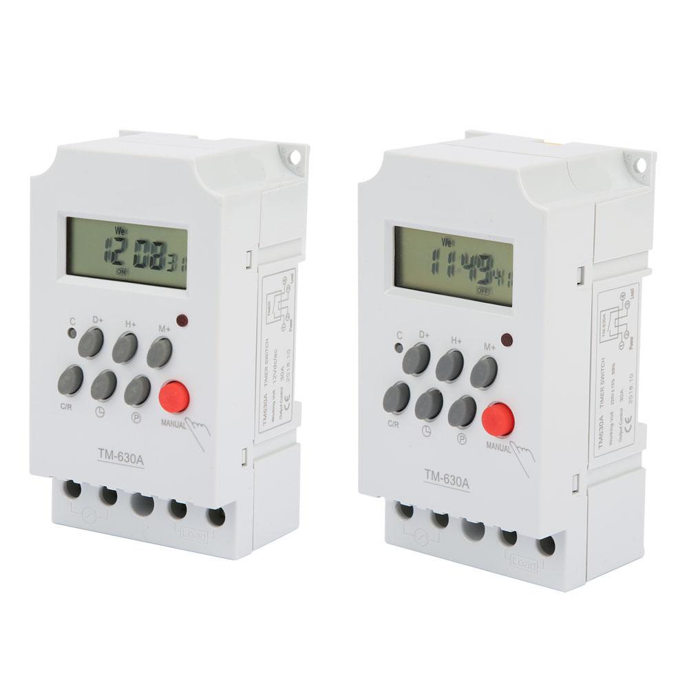 TM630A 12 V DC/AC220V Mini LCD Digitale Microcomputer Controle Power Tijdschakelaar Goede