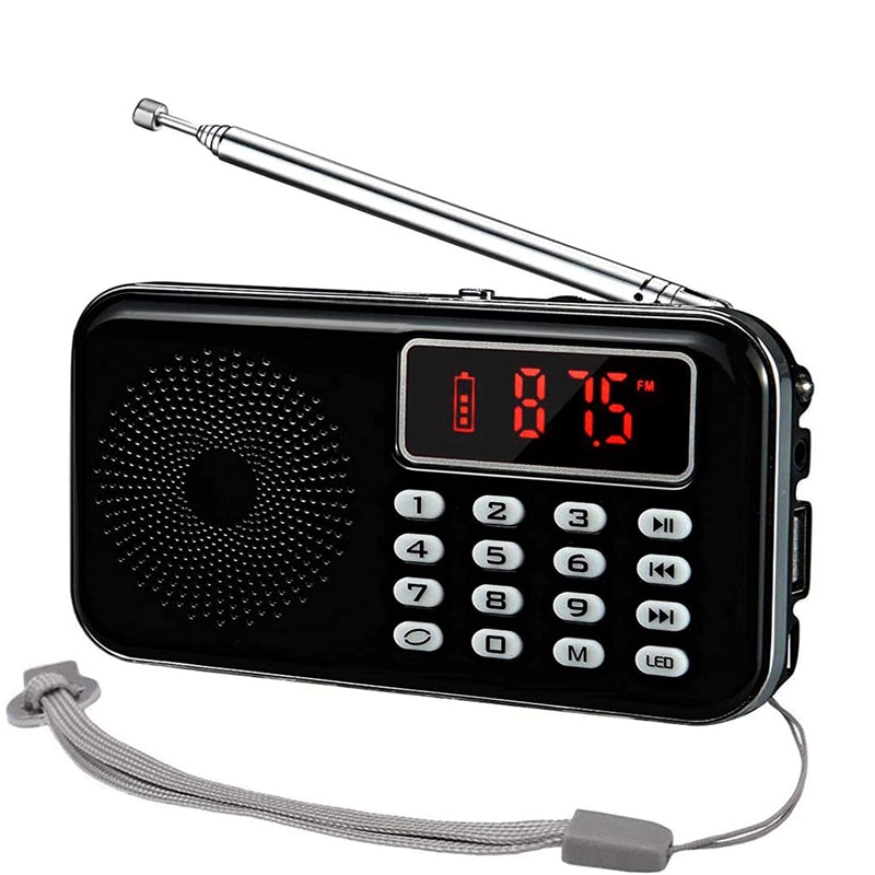 FM/AM/SW Radio Receiver FM Radio Stereo Sound MP3 Player with Bluetooth Speaker Function TF card AUX Portable Pocket