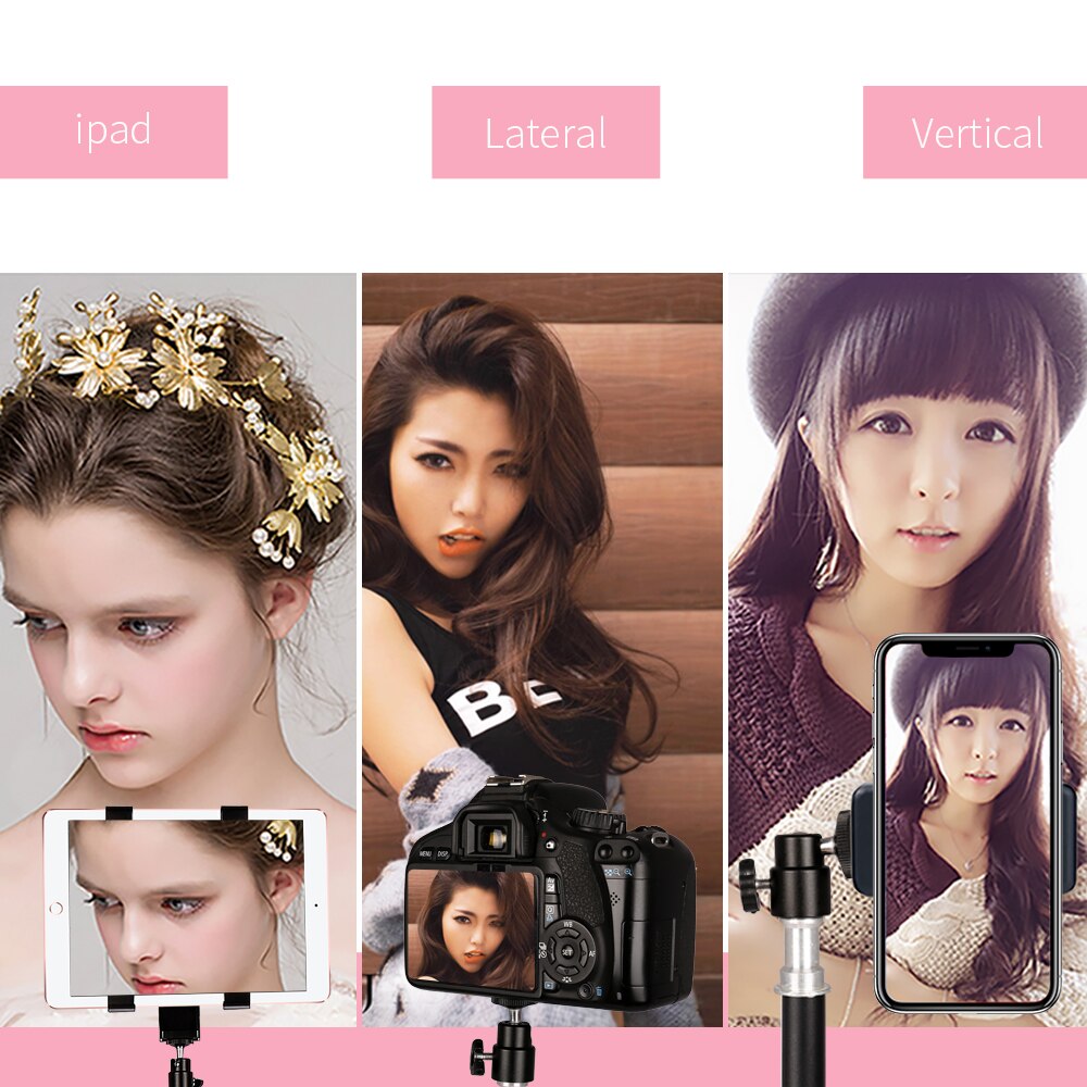 37/68/100/150/1901/4 Screw Head Photography Selfie Portable Light Tripod Stand Trepied Smartphone For Mini Photo Studio