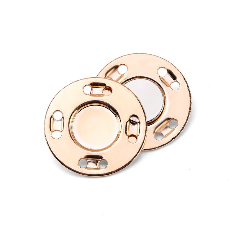 5 par szycia metalowe guziki magnes kamień kolorowe automatyczne zatrzaski magnetyczne niewidoczne walizka torba płaszcz klamra DIY rękodzieło: 21mm 5 pairs / nie.15-złoty
