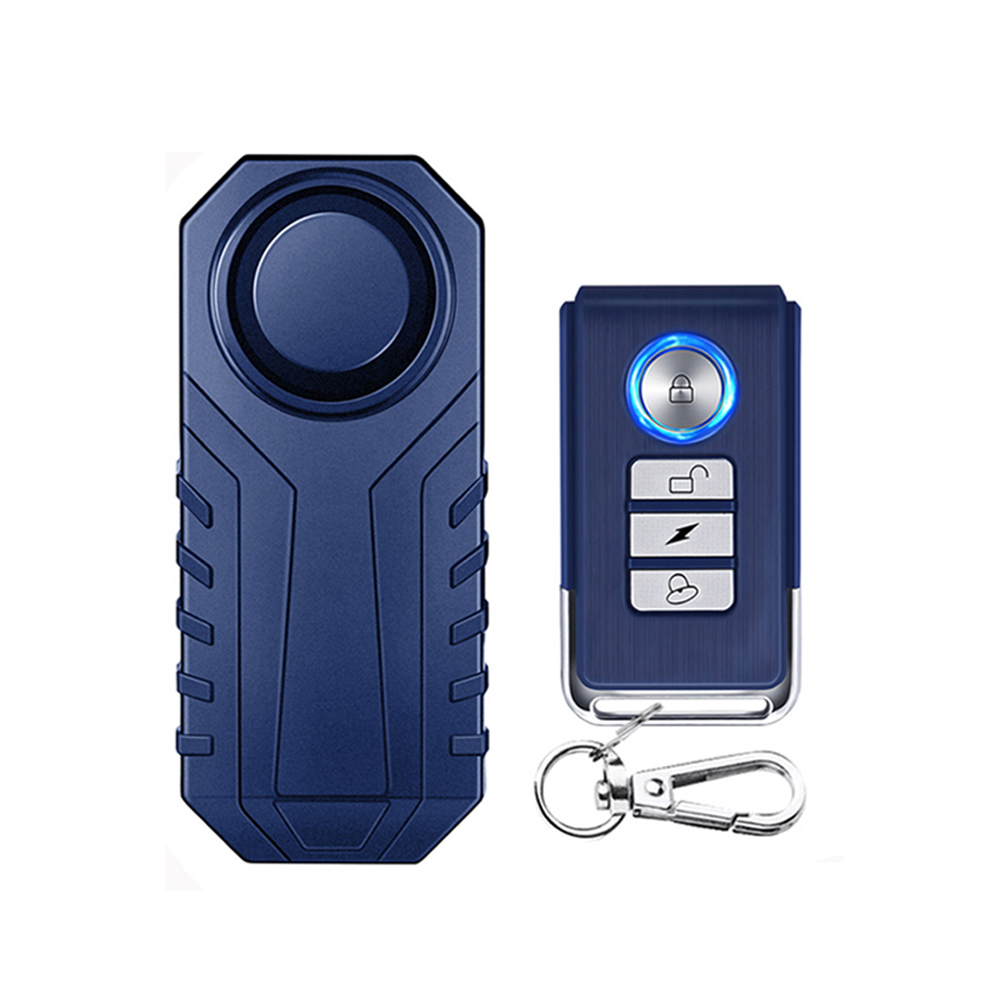 Gadpow Motorcycle Bike Wireless Remote Control Alarm Vibration Sensor 113dB Loud Waterproof Security Alarm: Orange