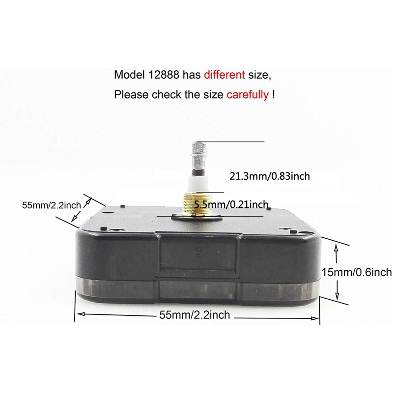 DIY High Torque Clock Movement Mechanism Long Shaft Quartz Clockwork Replacement Tools Suitable for Large Wall Clock Parts