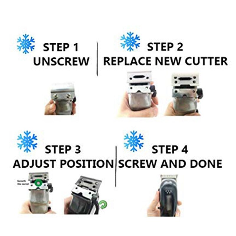 5Pcs 28 Teeth Tooth Clipper Replacement Ceramic Blades - Compatible with Senior Cordless Wahl ic Clip