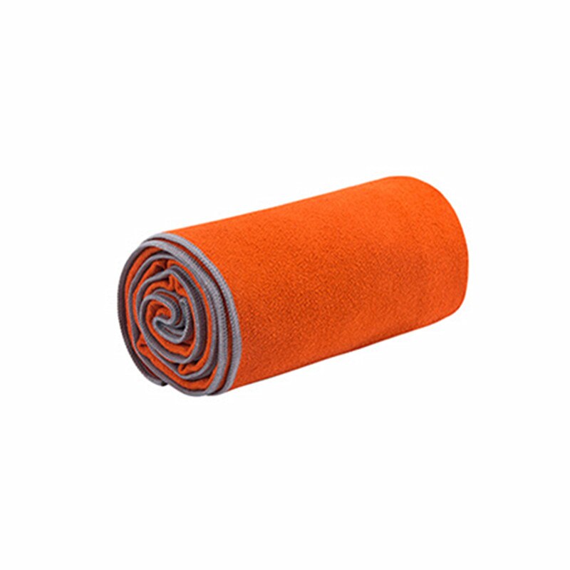 Skridsikker solid yoga tæppe beskyttelsesmåtte håndklæde indendørs dansepude pilates fitness klud: Orange