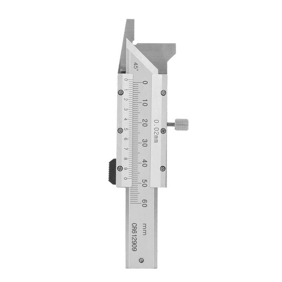 1PC Chamfer Gage Ruler Chamfered Vernier Caliper Stainless Steel Caliper 0-50mm