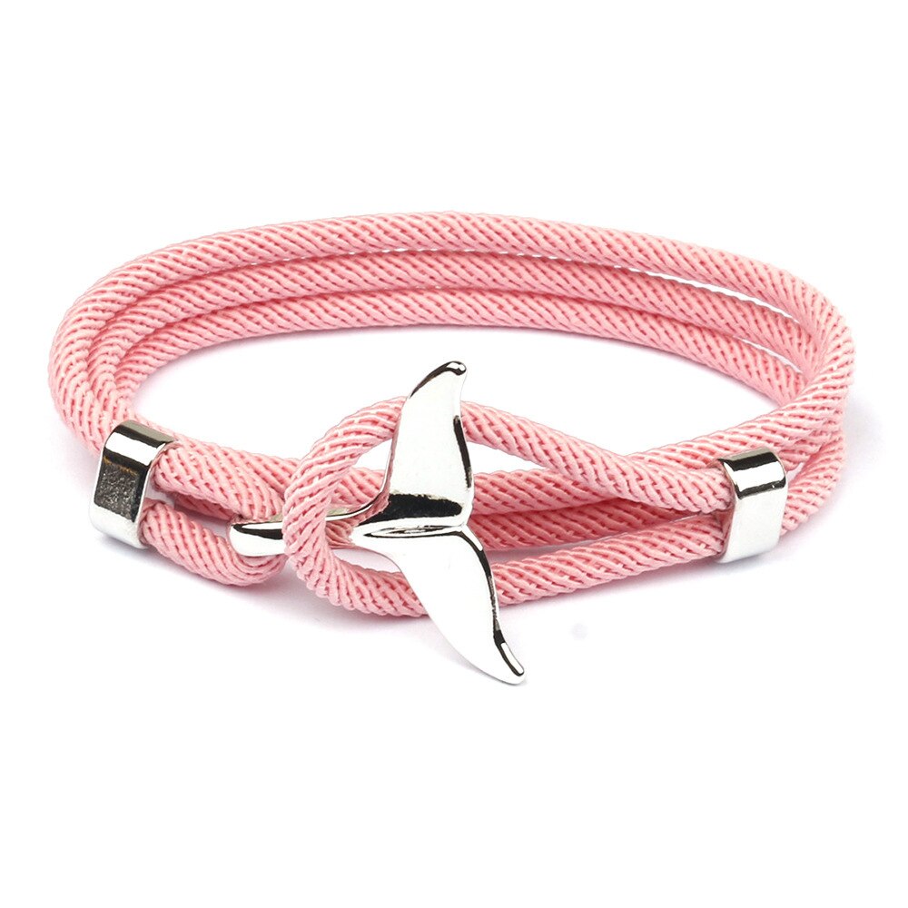 Wal Schwanz Armbinde Handgemachte Seil Armbänder Für Frauen Pulseras Schmuck Einstellbare Charme Bracciali Donna Anker Männer Zubehör: 9