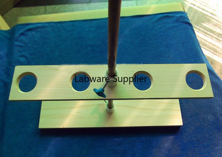 2 holes 4 holes Wooden funnel rack Up-down separating funnel Stand Aperture 35mm