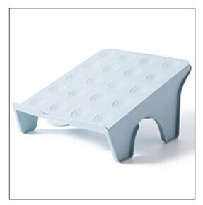 Wardrobe Shoe Storage Hanger Rack Save Space Two-dimensional Stereo Storage Shoe Rack Hanger Holder Organizer: Blue(L)