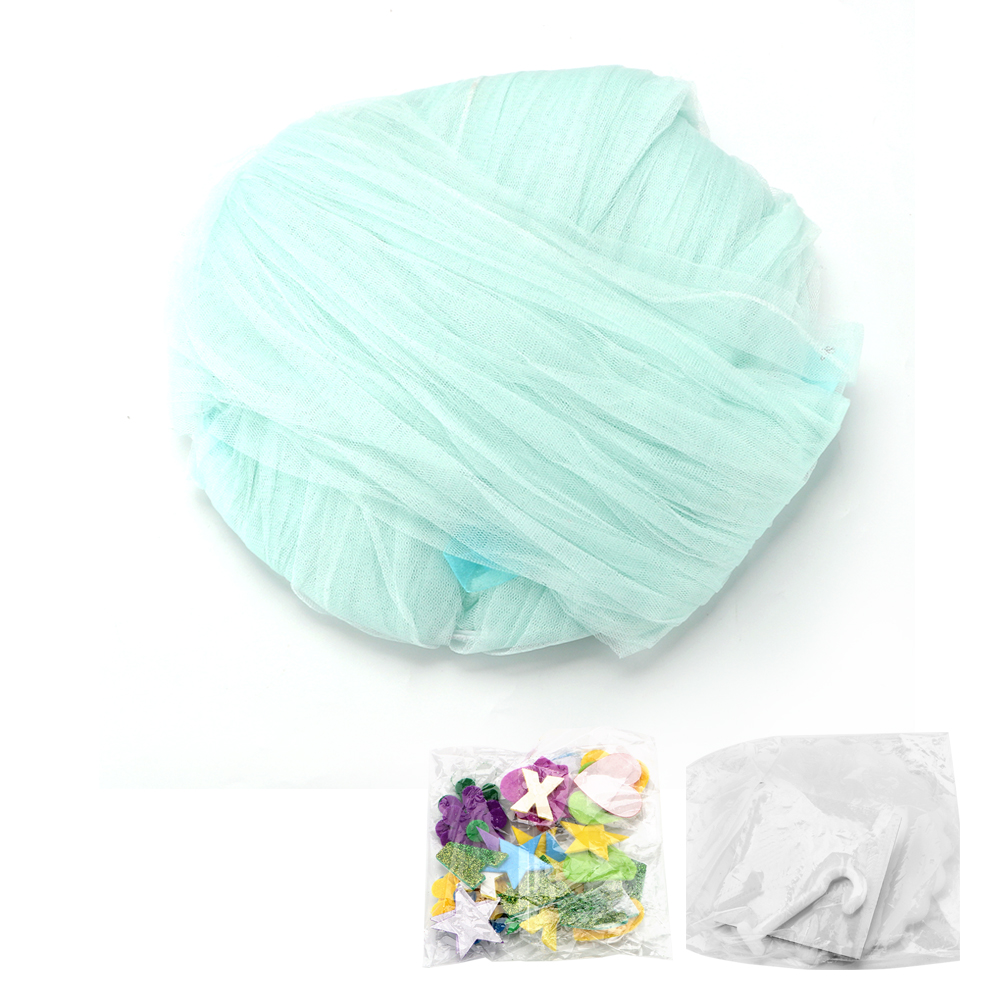 Koepel Ophangen Klamboe Eenvoudig Te Installeren Meisjes Kamer Decor Koepel Bednet Luifel Kanten Bed Luifel 4 Kleuren