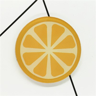 Mooie Watermeloen Aardbei Lemon Broche Acryl Pin Badges Pictogrammen Op De Rugzak Medaille Decoratie Badge Voor Kleding: G