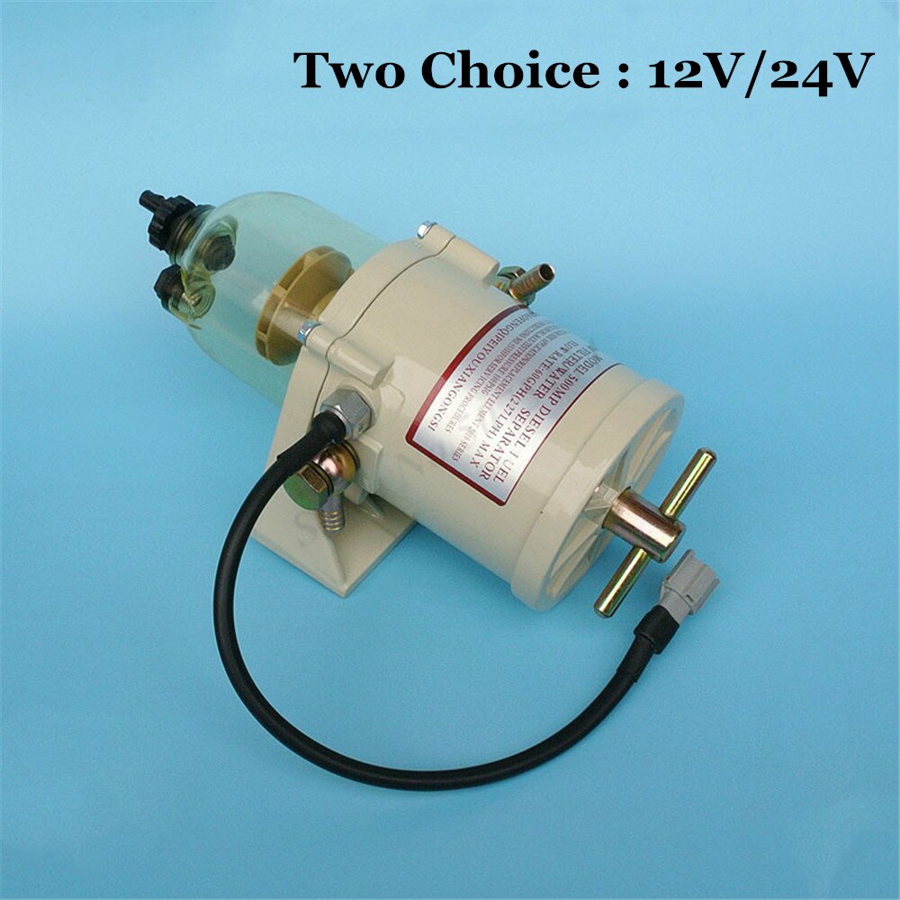 Fuel Filter 500FG Diesel Engine Racor Filter 500FH Fuel Water Separator With cartridge 2010PM Heating tube 12V/24V Heater+Joint