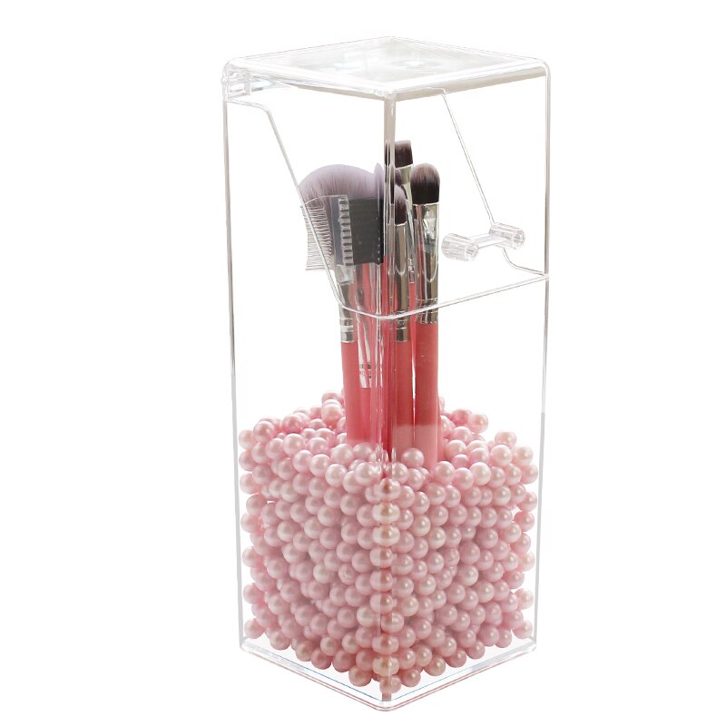 Hunyoo acryl make-up kwastenhouder emmer beauty kwastenhouder pen kwastenhouder desktop houder zonder kwast