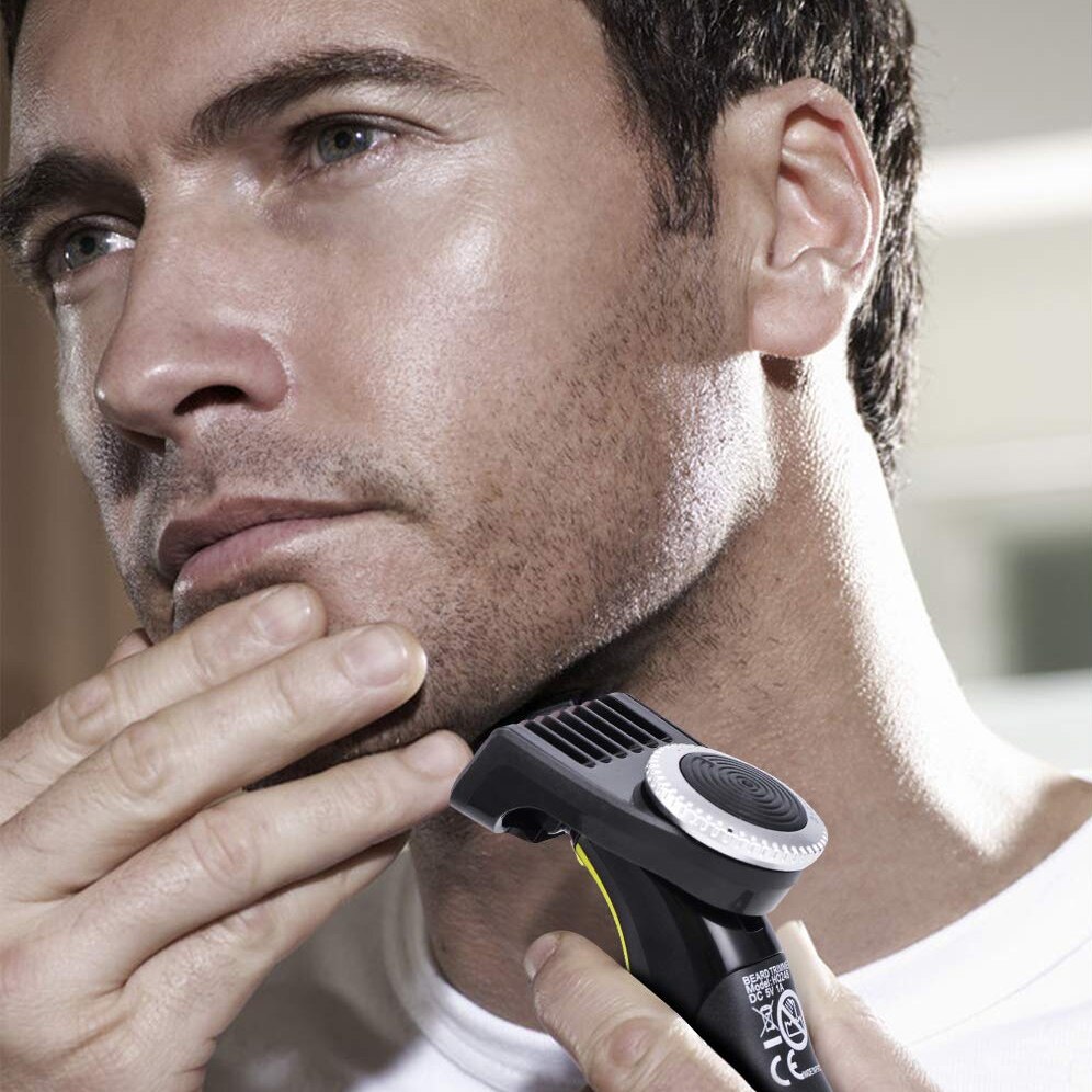 Profesjonalny trymer robić twarzy ciało włosy dla mężczyzn trymer robić brody zarost maszynka robić włosów elektryczny nos wąsy trimer akumulator usb