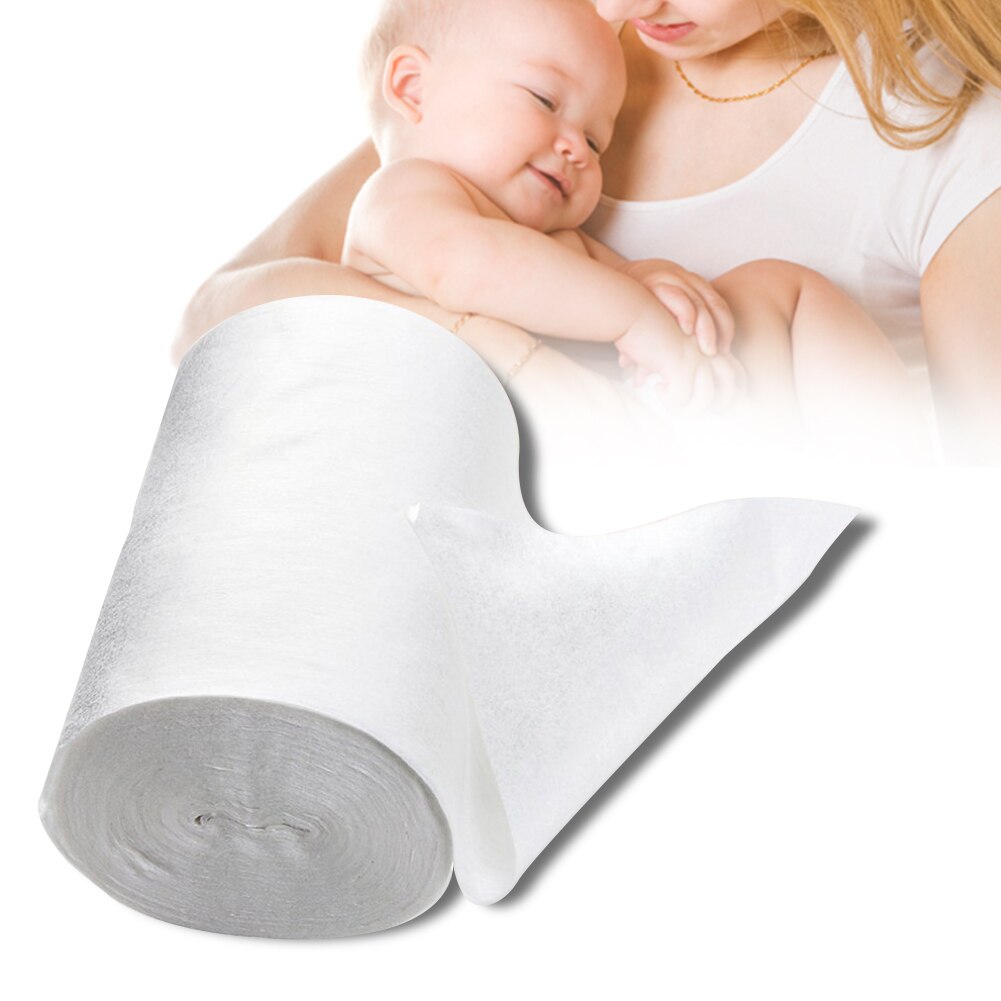 Paño desechable de bambú para bebés, almohadilla no tóxica para pañales, suave y plegable, multifunción, 100 Uds.