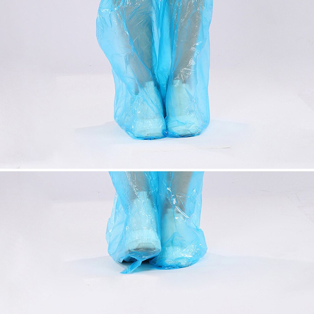 10 Pairs Of Extended Disposable Blue Shoe Covers Waterproof Shoe Covers Rainproof Shoe Covers In stock