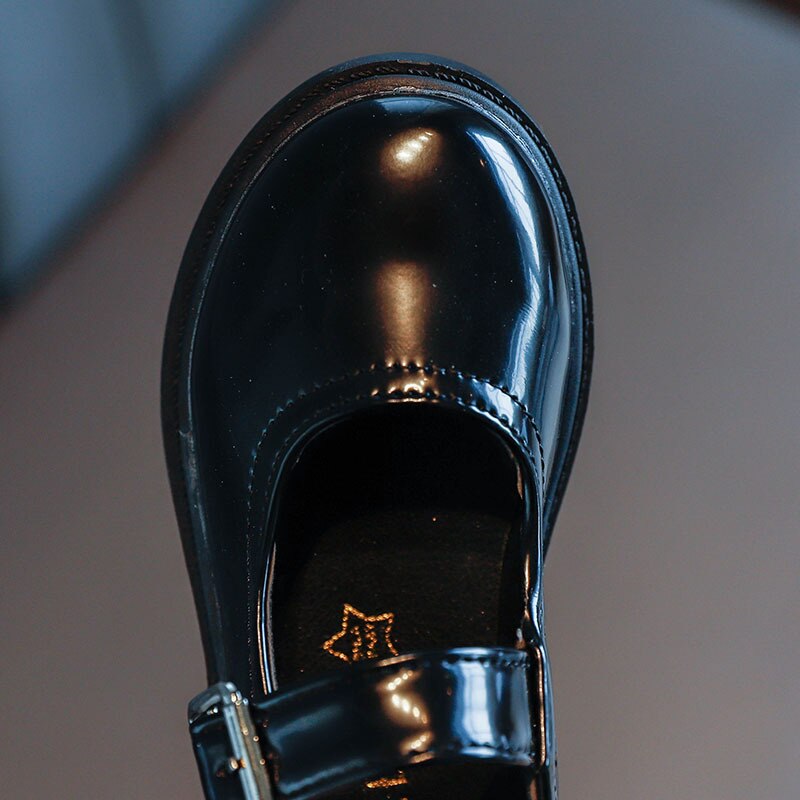 Girls Leather Shoes Spring/Autumn Kids Girls Single Shoes Children School Princess Shoes Patent Leather Sneakers
