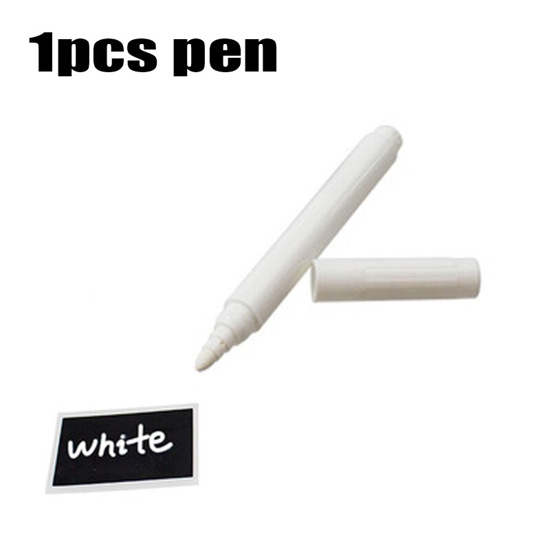 60pcs=5 Sheets Chalkboard Lables Reusable Waterproof Stickes for Containers Jars Mason Bottles Blackboard Lable Stickers: 1pcs pen