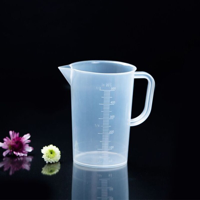 250ml /500ml/1000ml Clear Plastic Graduated Measuring Cup for Baking Beaker Liquid Measure Jug Cup Container Kitchen Tool