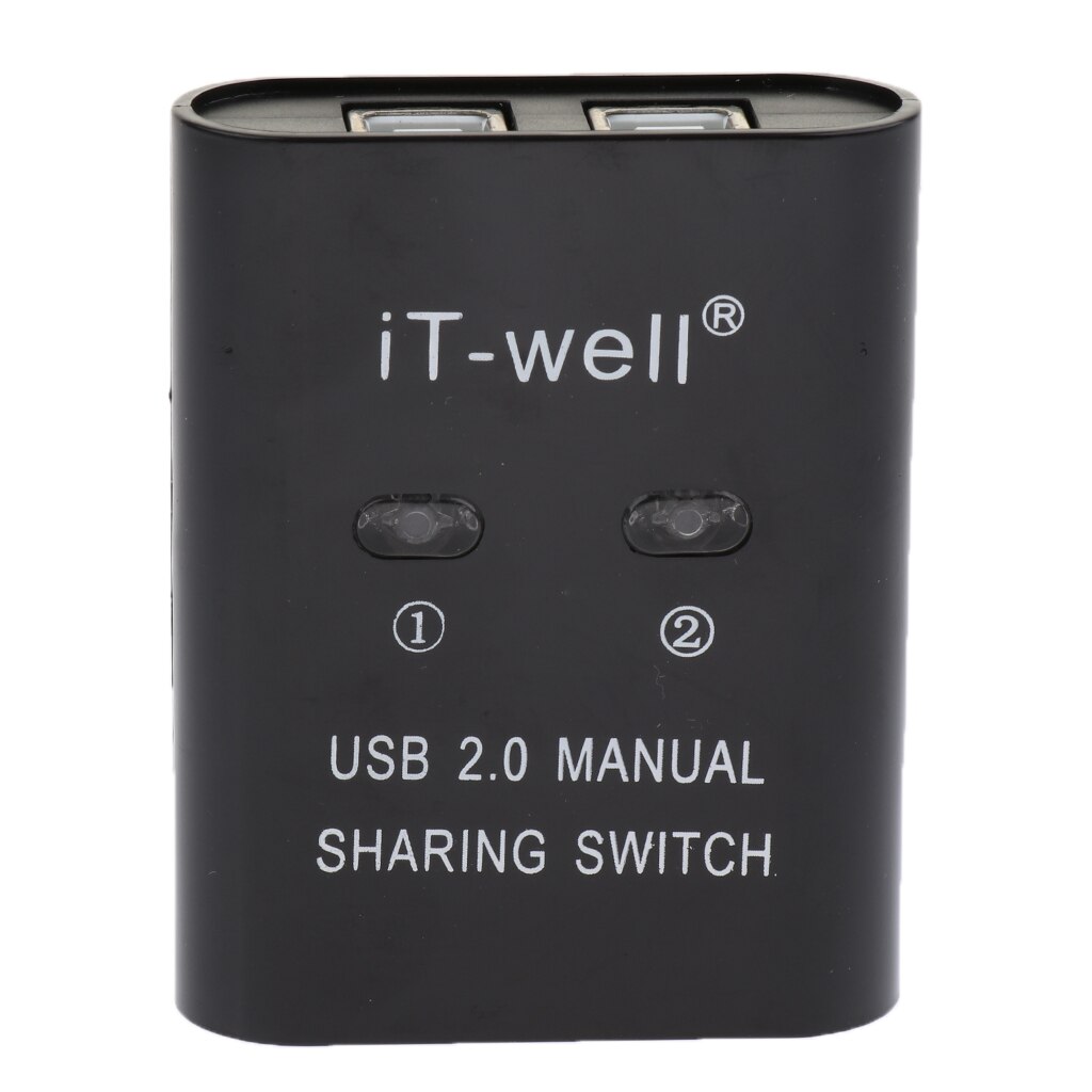 Usb Swap Schakelaar Kvm Switch Adapter Box 2 Port Hub Voor Printer Scanner