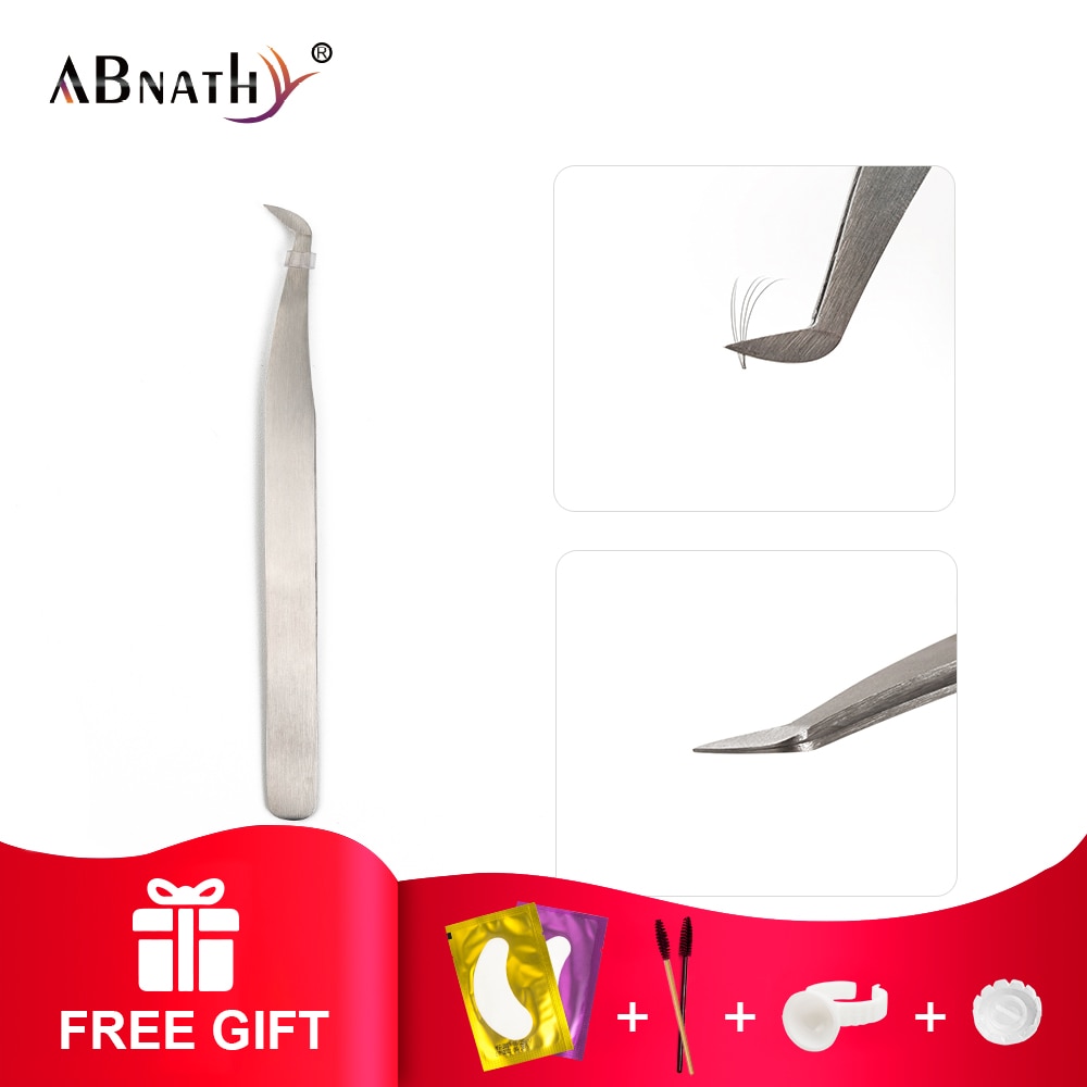 mega volume lash eyelash extension tweezers beauty makeup tools 1pcs