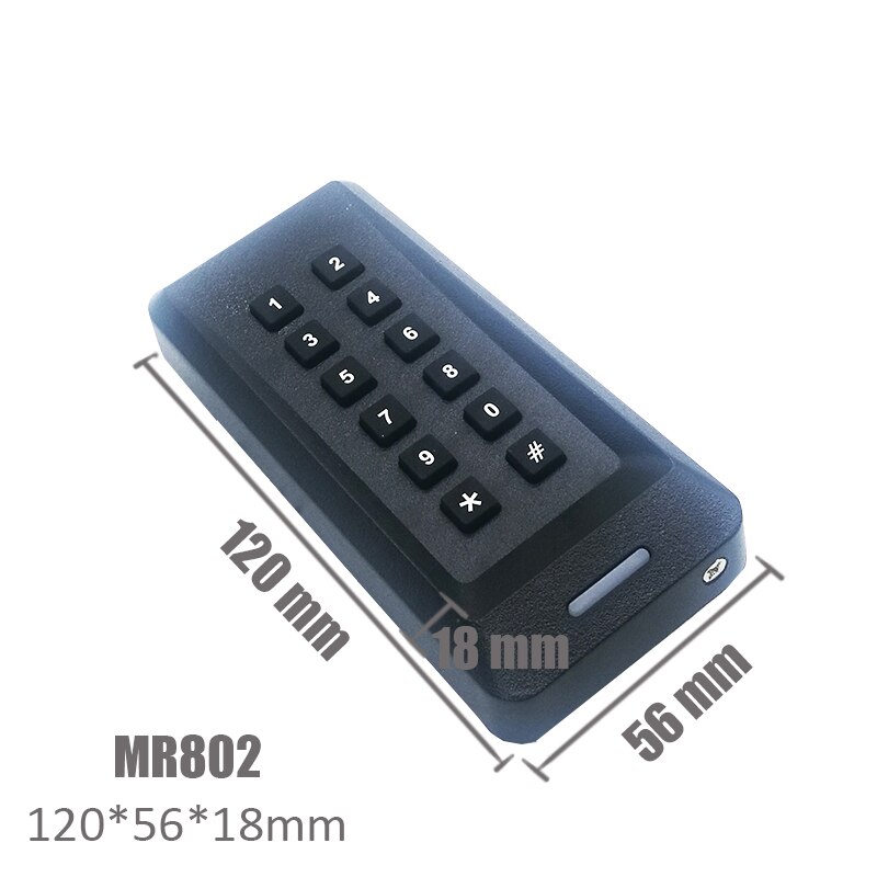 Waterproof keypad wiegand 26 34 proximity 125khz rfid access control card reader