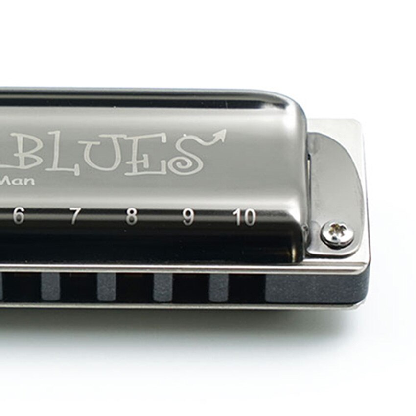 10 Hole Blues Harp Harmonica Professionele Harmonica C/A/D/E/F/G/Bb wind Instrument Mondharmonica Musical Instrument