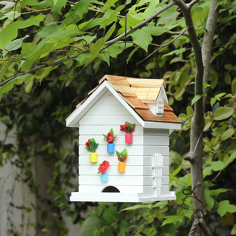 Sunshine Beach Bird House Courtyard Outdoor Bird Nest Bird Feeder Garden Decoration Landscape