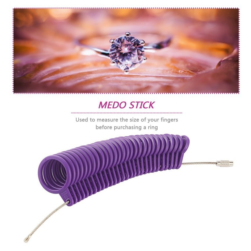 Ring Size Stick Finger Gauge Ring Sizer Measuring Jewelry Tool Ring Meter for Measure Ring Women & men Ring size measuring tool