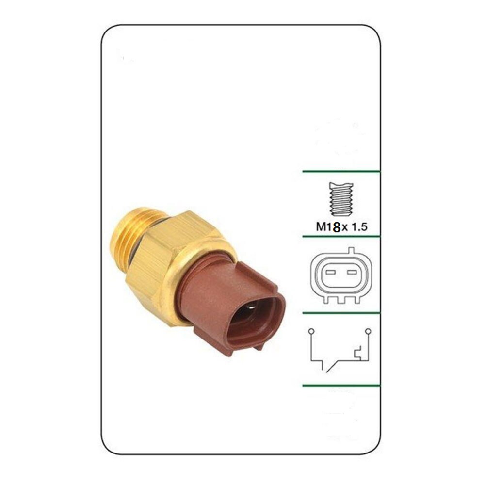 Interrupteur de capteur thermique de ventilateur de refroidissement, pour Suzuki Burgman 400 AN400 Burgman 650 AN650 03-16 SV650 03-08 DL650 V-strom, 18MM