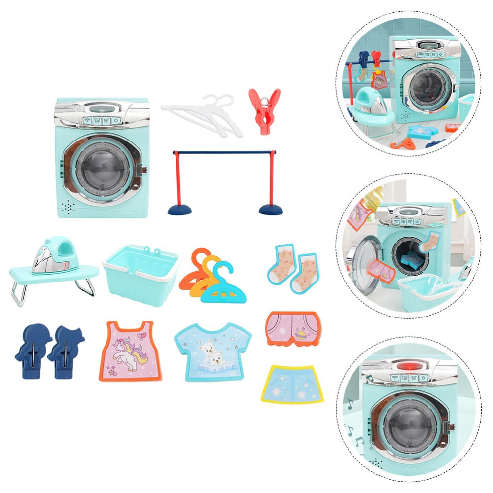 1 Set Simulation Washing Machine Electric Washing Machine Laundry: Default Title