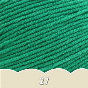1 bal x 50g DK Baby Wol Garen 4ply Gekamd melk katoen hand breien Haak Garen: 27