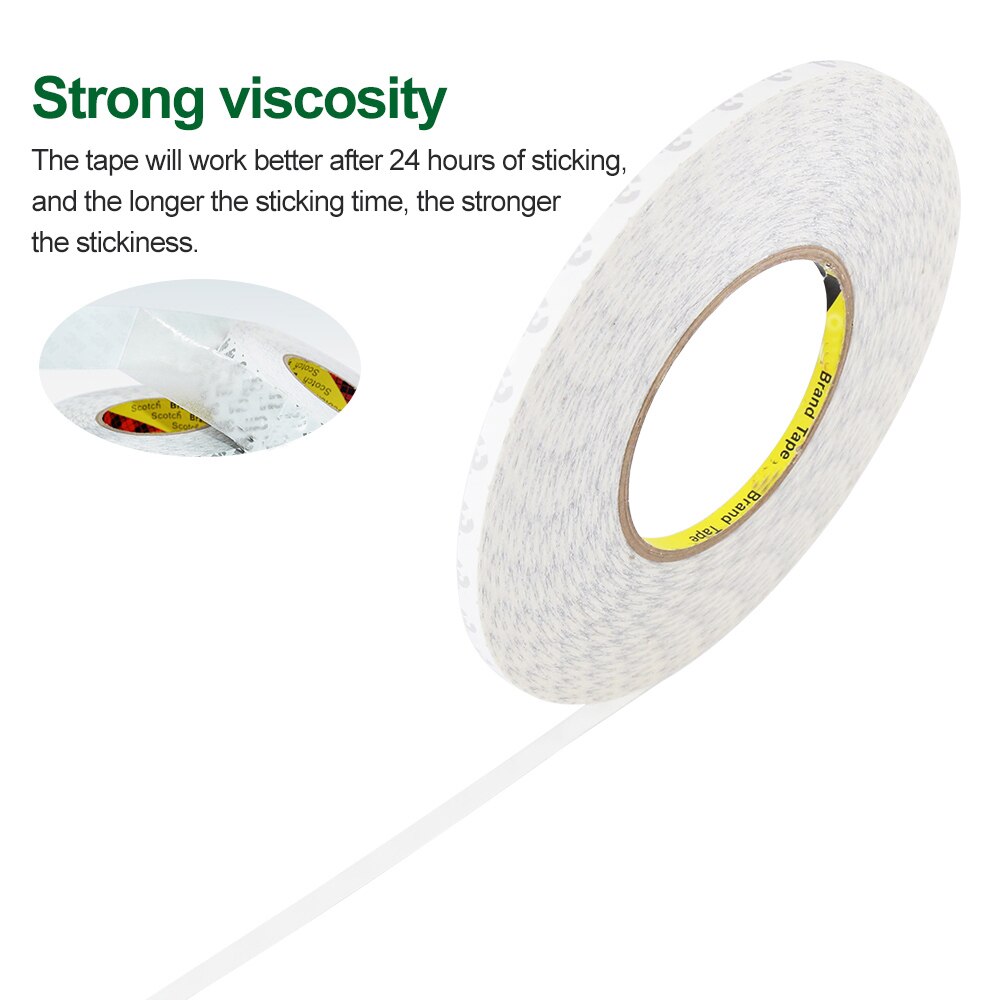 Double Sided Adhesive Tape Heat Resistant High Adhesion White Acrylic Tape Touch LCD Screen Repair Sticker for Cell phone