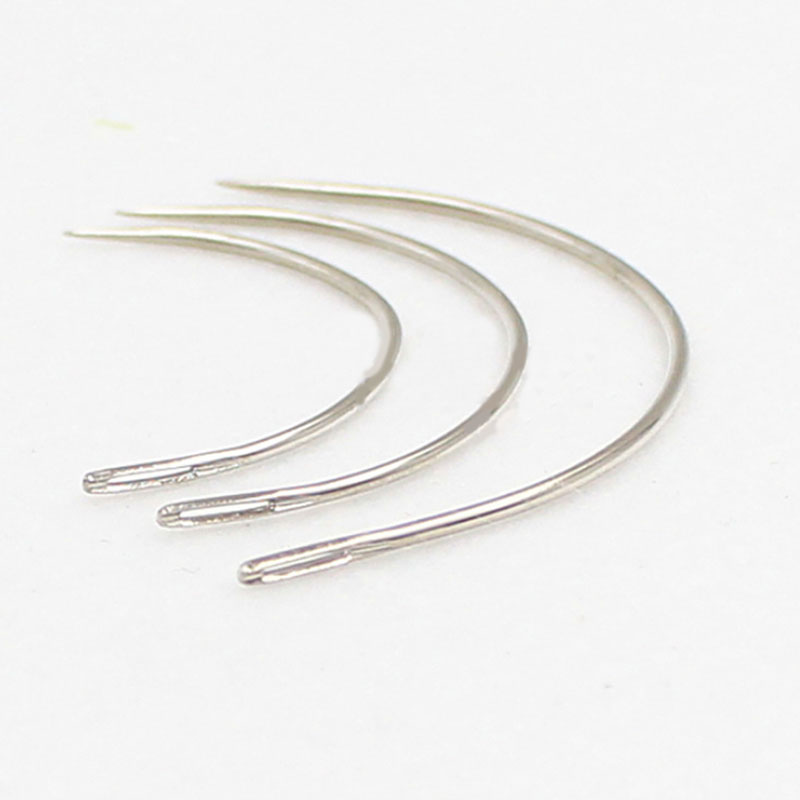 Four Size Manual Curved Needle DIY C-shaped Curved Needle Large Hole Special Needle Multipurpose Handmade Leather Stitch