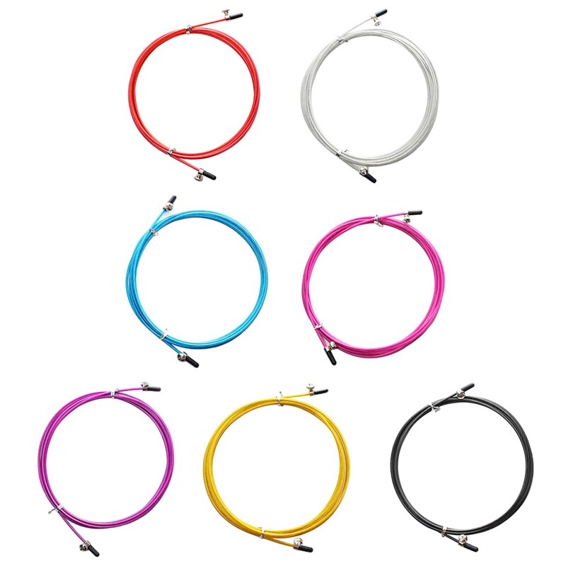 Reserve hop reb 3m udskifteligt ledning kabel hastighed spring reb træning springtov ståltråd træning fitness gear