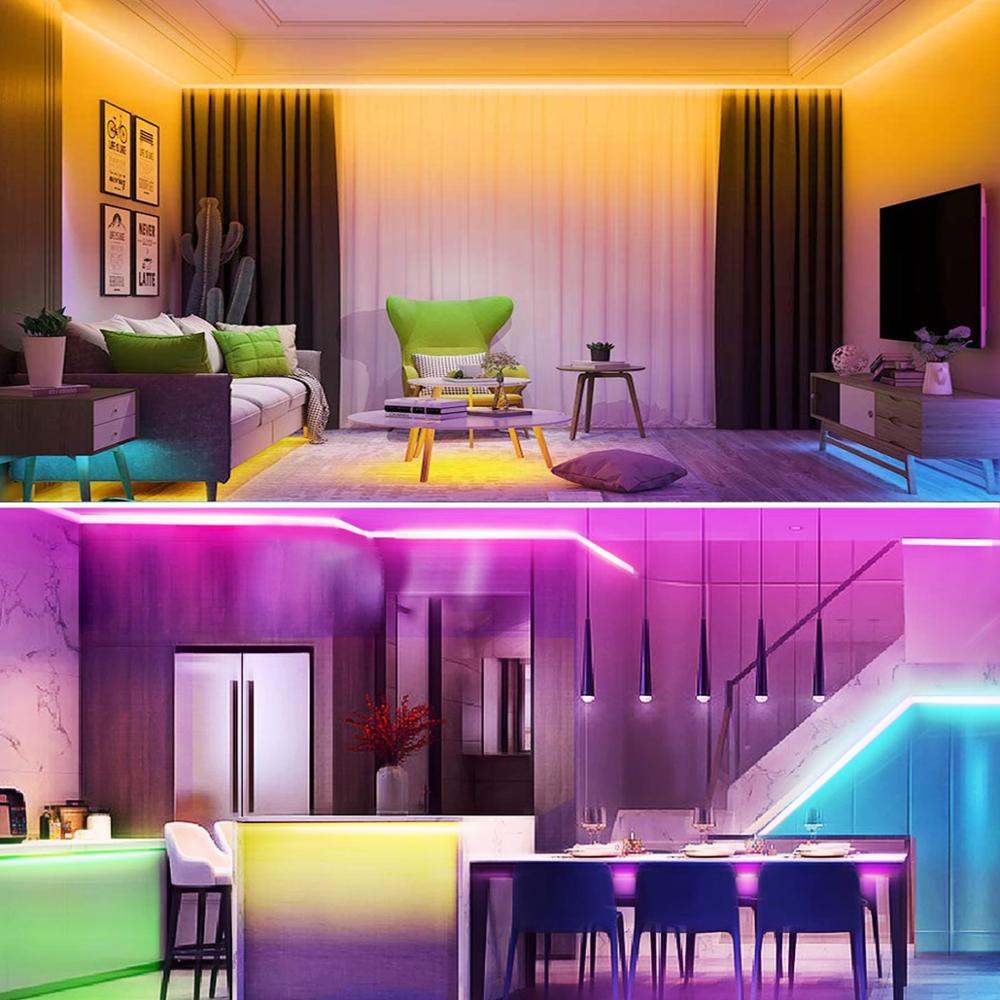 Flexible Bluetooth Neon light WS2811 LED Strip RGB Neon Sign Music Sync Smart Home House Dream Party Room Decor Neon lighting