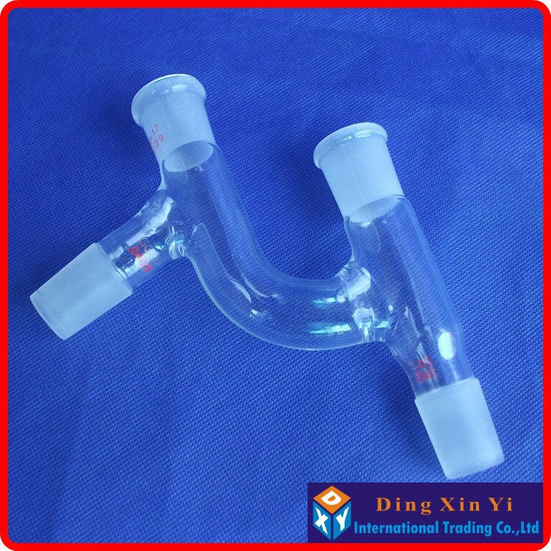 Glass Distillation adapter,Four mouths distillation head,still head,Standard Ground Mouth 24/29 ,Used for distillation unit